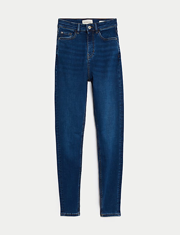 Lyocell Rich High Waisted Skinny Jeans - IT
