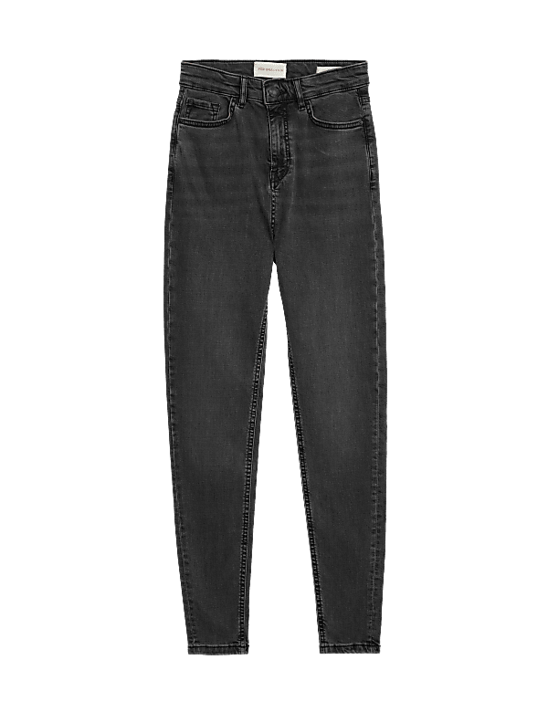 Lyocell Rich High Waisted Skinny Jeans