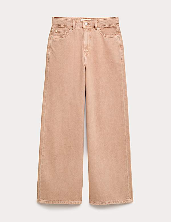 High Waisted Wide Leg Jeans