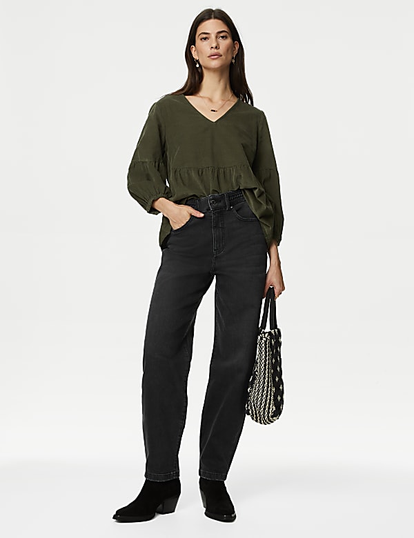 Mom High Waisted Jeans - AT