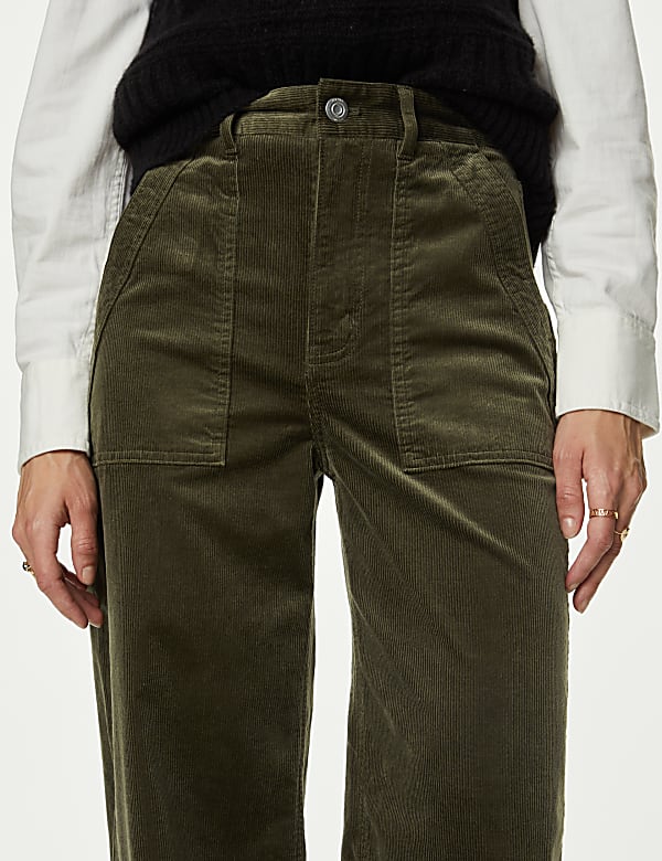 Cord Wide Leg Trousers - FR