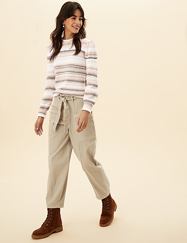 Cotton Rich Utility Balloon Trousers