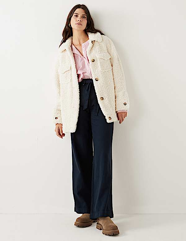 Tencel&trade; Blend Wide Leg Trousers
