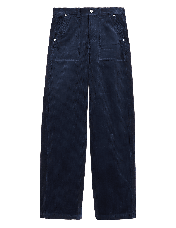 Corduroy Wide Leg Trousers