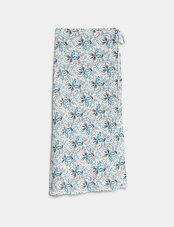 Floral Midaxi Wrap Skirt - IT