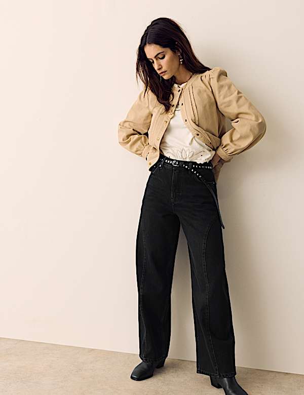 ג'ינס בגזרת קרסול צרה - IL