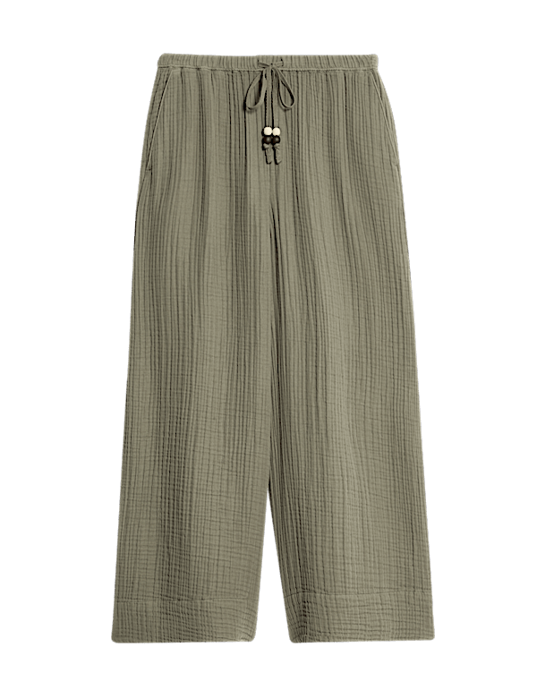 Pure Cotton Wide Leg Culottes