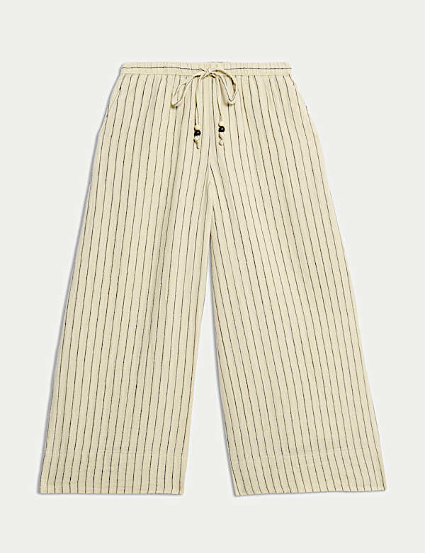 Striped Culotte Trousers - HR