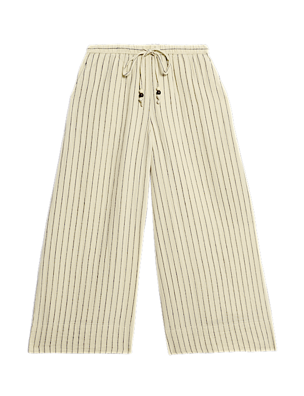 Striped Culotte Trousers
