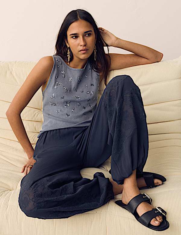 Lace Balloon Trousers - PT