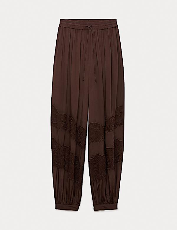Lace Balloon Trousers - LU