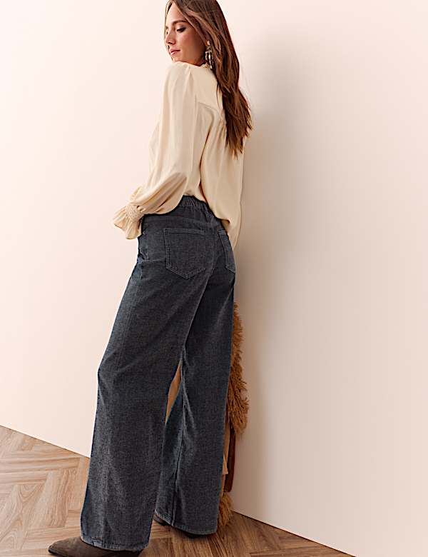 Pantalon coupe large en coton au toucher doux - CH