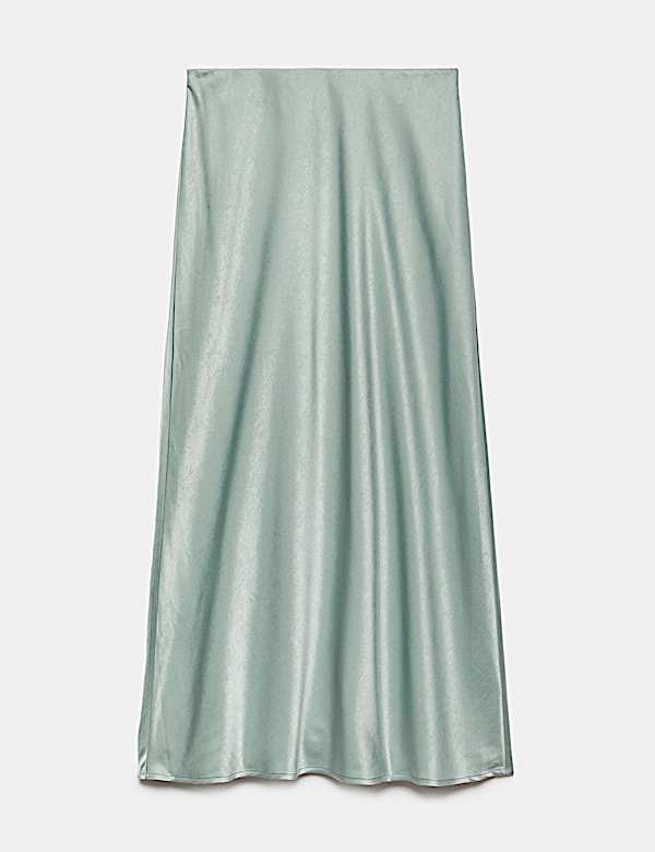 Satin Maxi Slip Skirt - MV