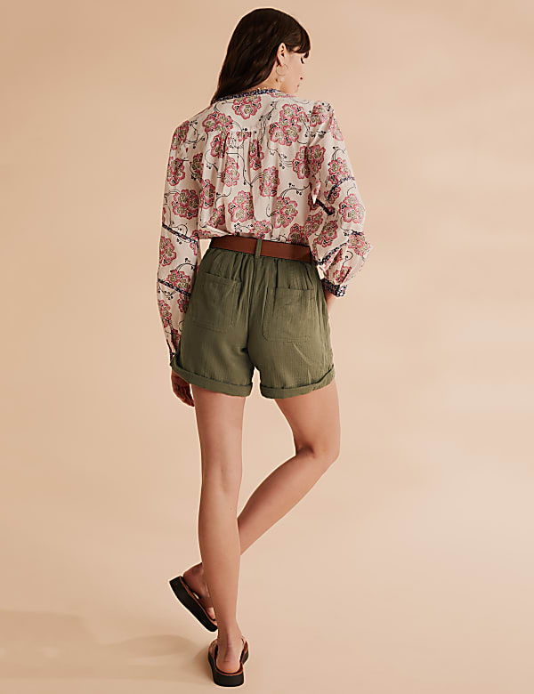 Pure Cotton Utility Shorts