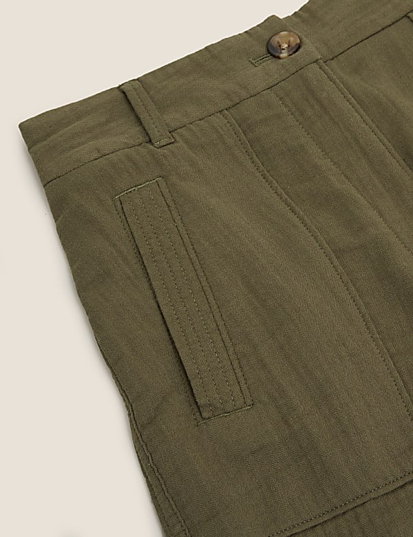 Pure Cotton Utility Shorts
