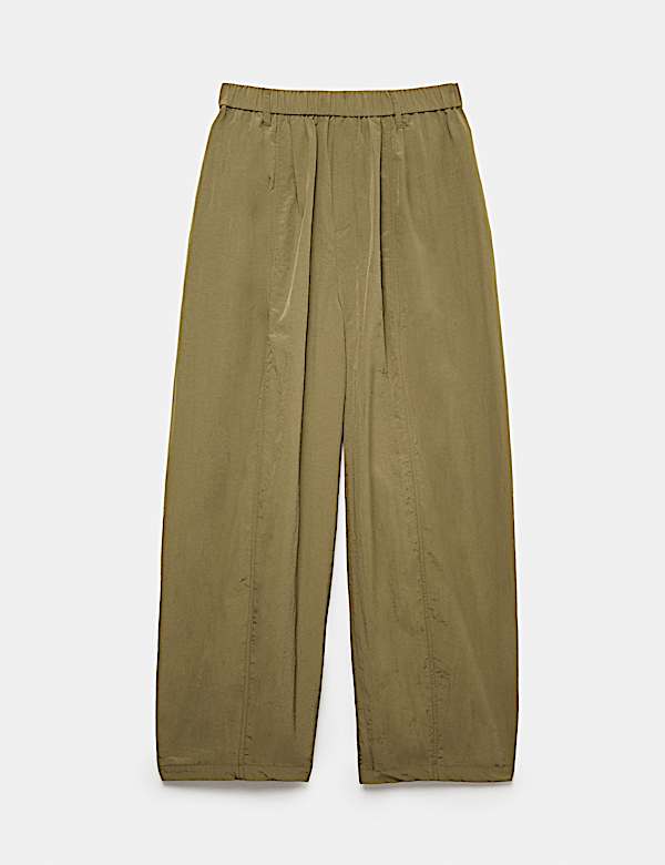 Hose mit elastischem Taillenbund und Barrel Leg - DE
