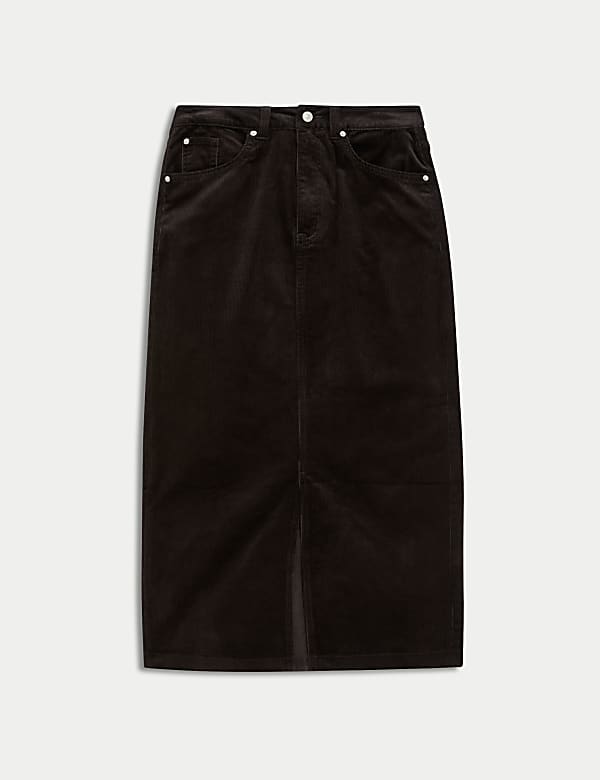 Corduroy Midi Skirt - LT