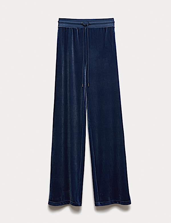 High Waisted Wide Leg Joggers