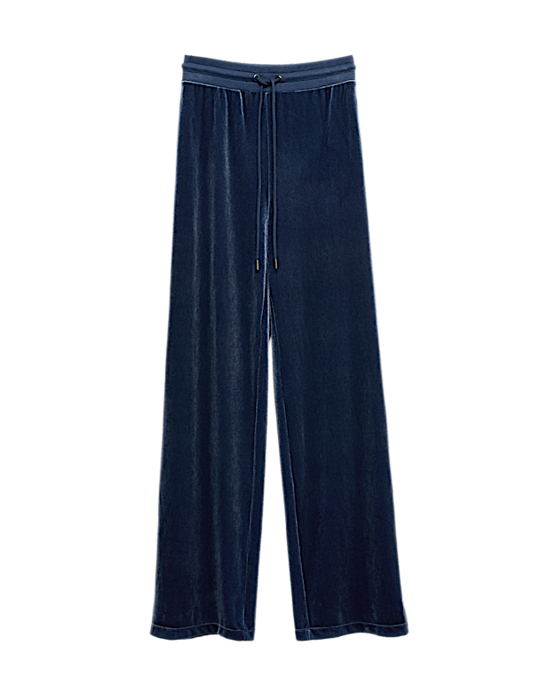 High Waisted Wide Leg Joggers