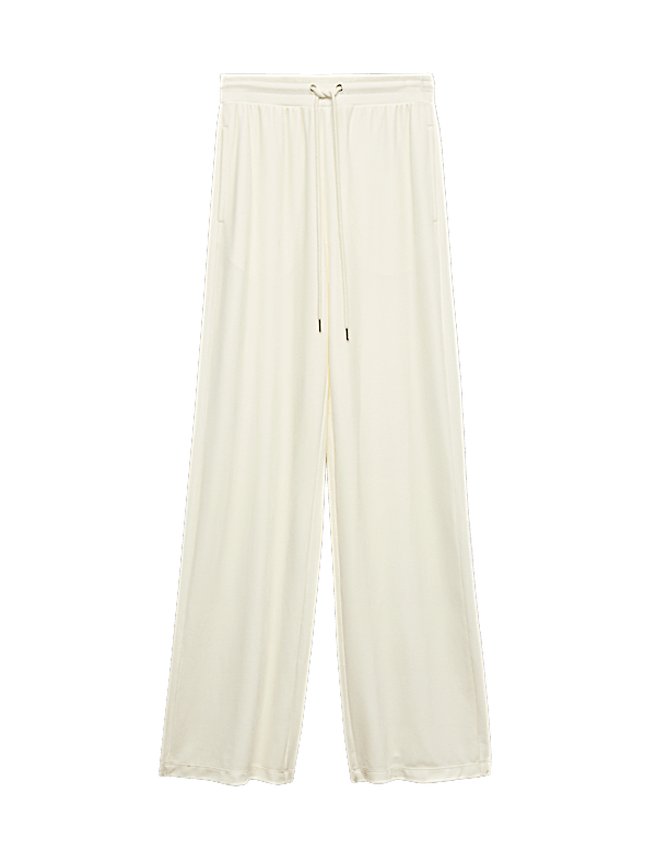 High Waisted Wide Leg Joggers
