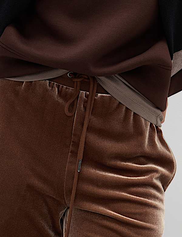 High Waisted Wide Leg Joggers