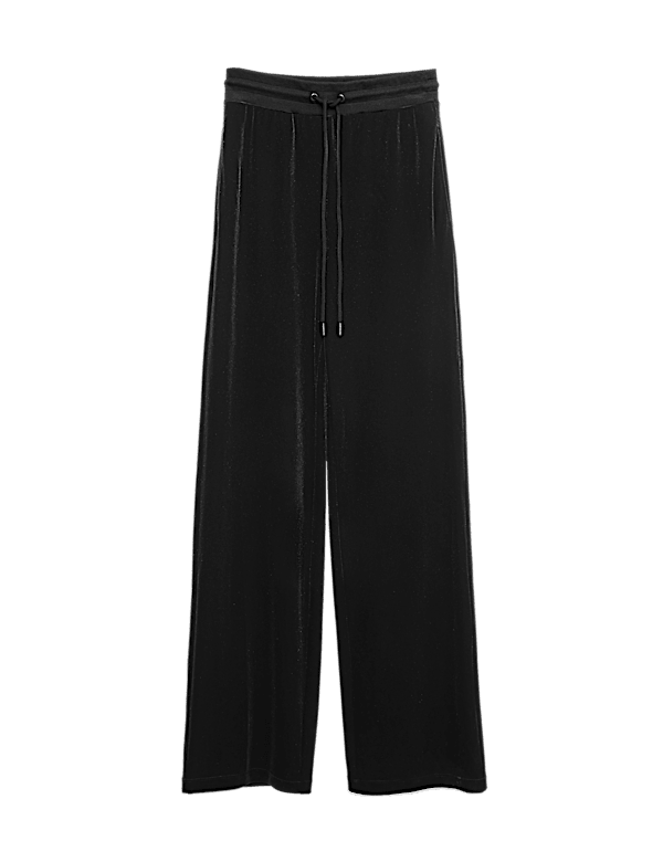 High Waisted Wide Leg Joggers