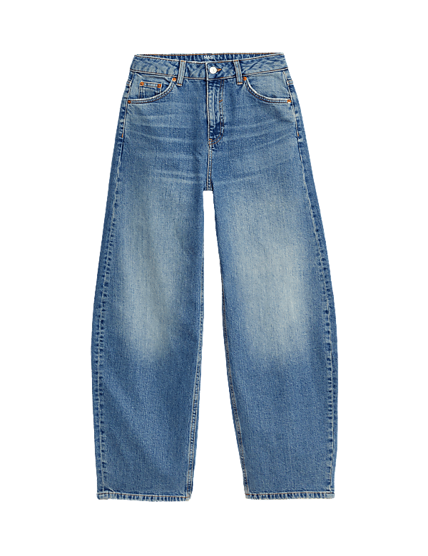 Mid Rise Relaxed Horseshoe Jeans