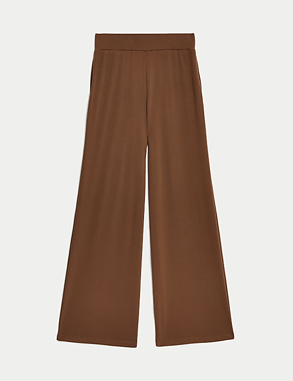 Dźersejowe sp&oacute;dnico-spodnie z elastyczną talią - PL