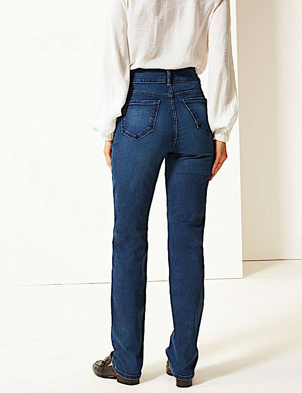 Sculpt & Slim High Waist Straight Leg Jeans