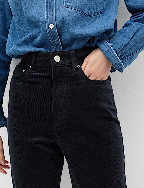 Cord Straight Leg Trousers