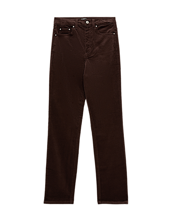Cord Straight Leg Trousers
