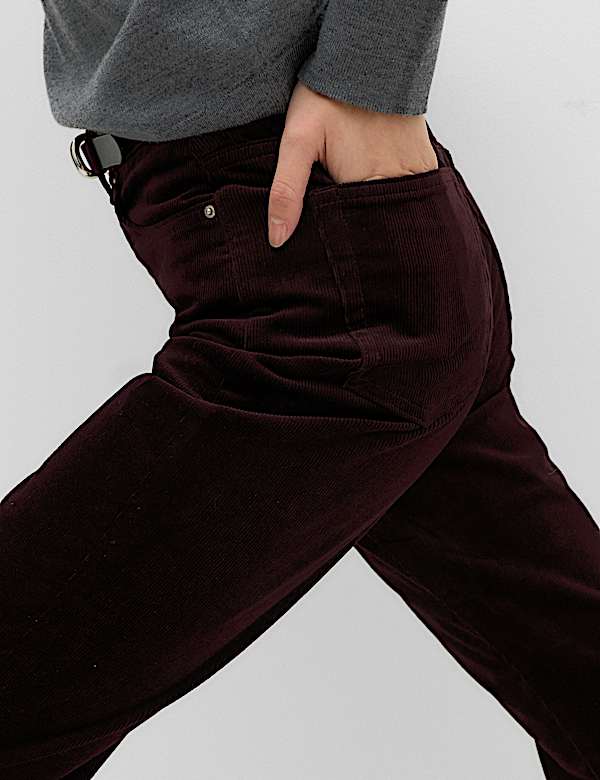 Cord Straight Leg Trousers - RO