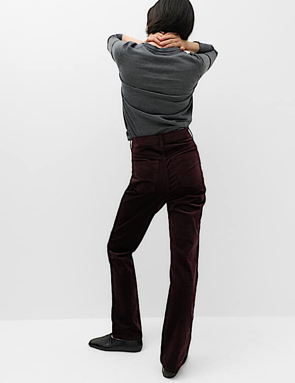 Cord Straight Leg Trousers - RO