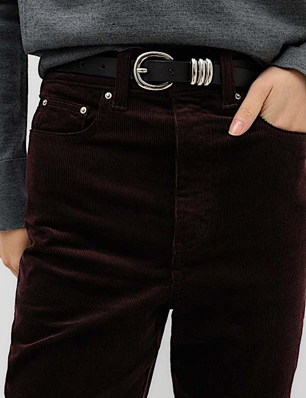 Cord Straight Leg Trousers - RO