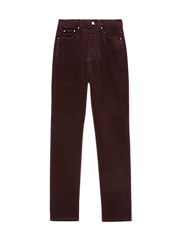 Cord Straight Leg Trousers