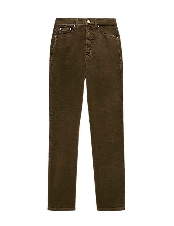 Cord Straight Leg Trousers
