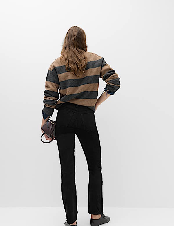Cord Straight Leg Trousers - NO