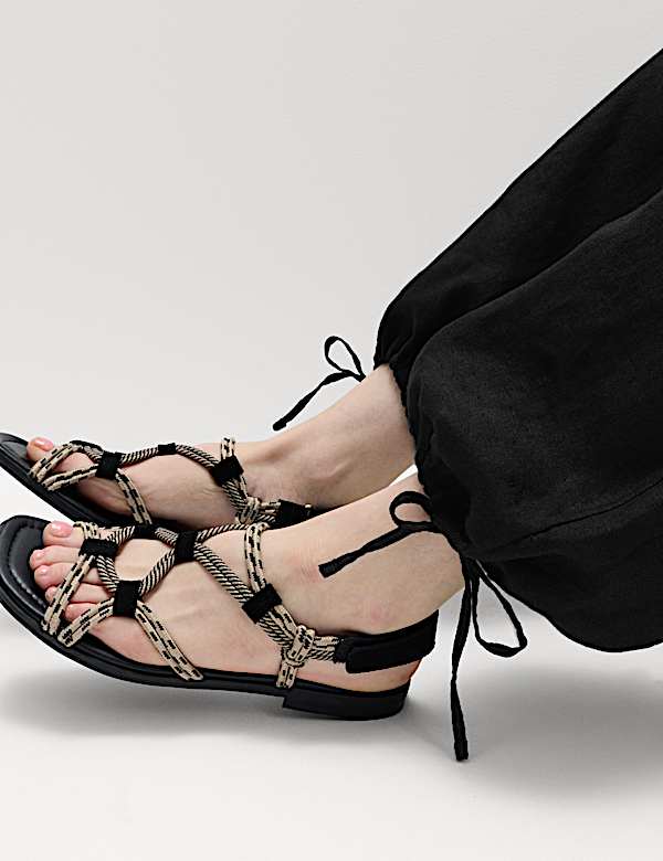 Pure Linen Balloon Trousers - AU