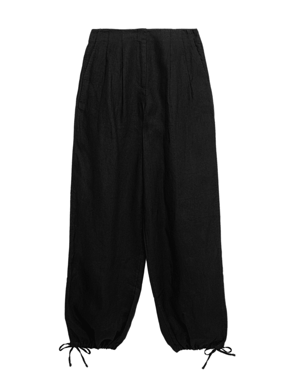 Pure Linen Balloon Trousers