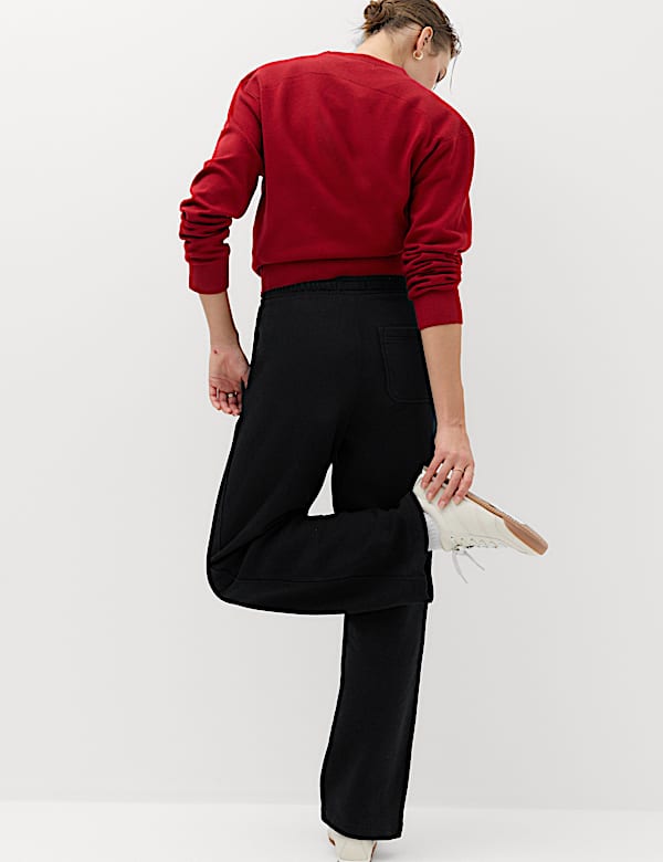 Pure Cotton Straight Leg Joggers - RS