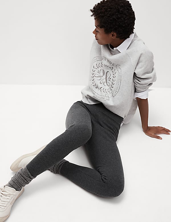 Cotton Blend Thermal Leggings