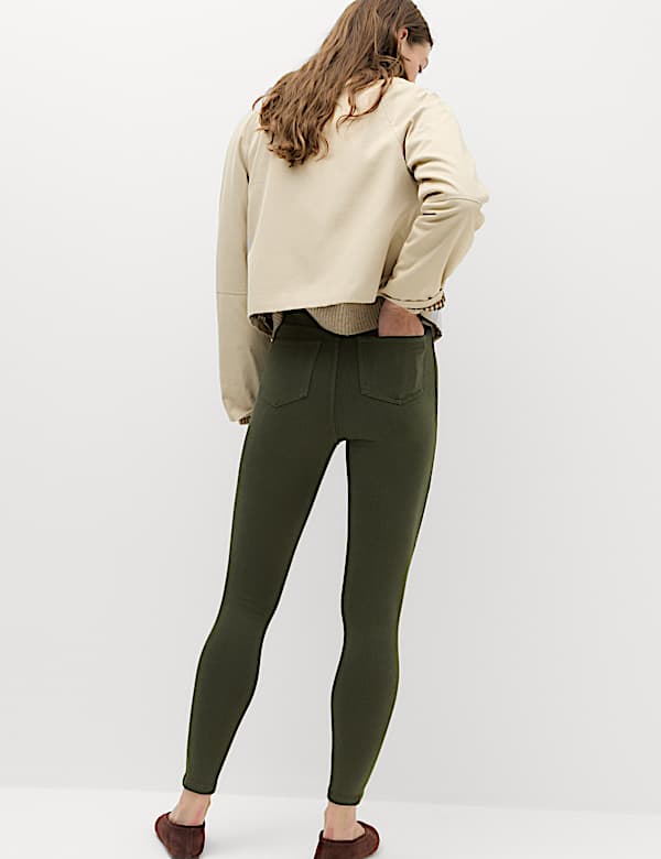 Cosy Pull On High Waisted Jeggings