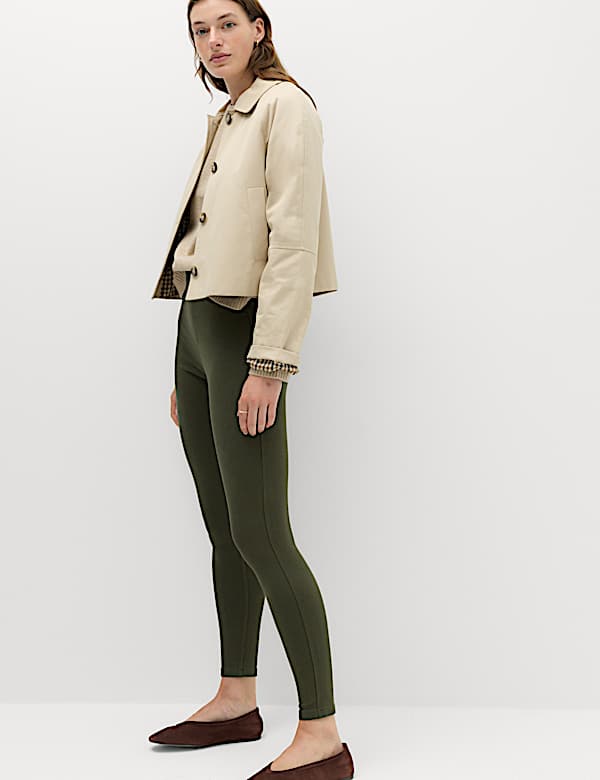 Cosy Pull On High Waisted Jeggings