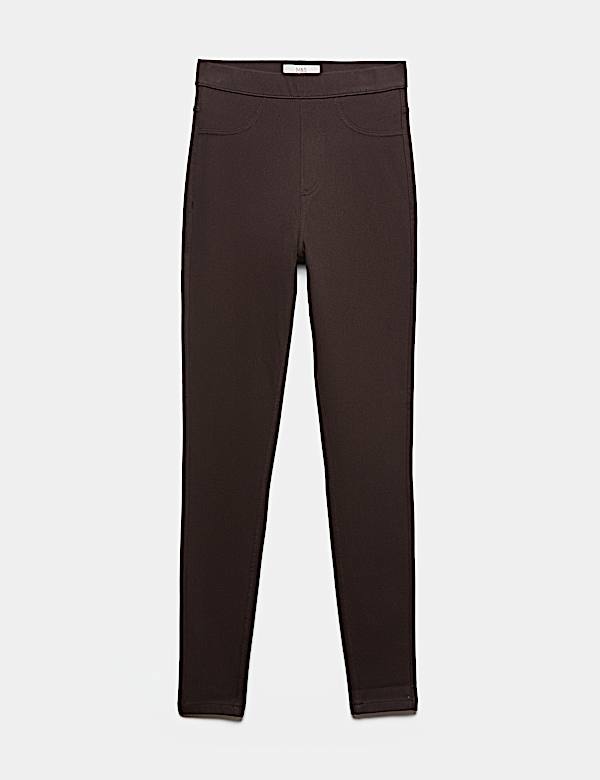 Cosy Pull On High Waisted Jeggings - NO