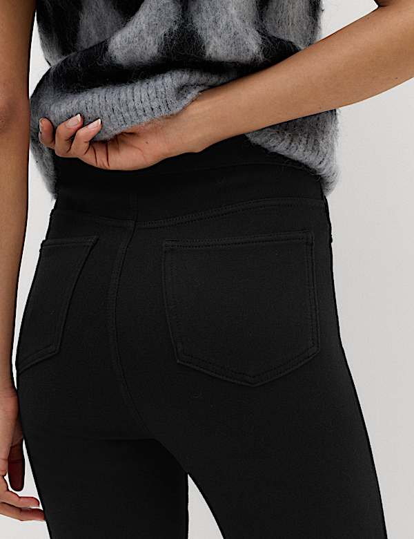 Cosy Pull On High Waisted Jeggings
