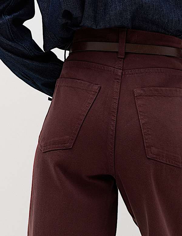 High Waisted Balloon Leg Jeans - LV