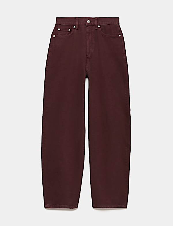 High Waisted Balloon Leg Jeans - LV