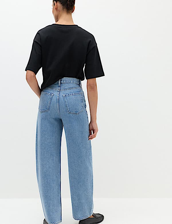 High Waisted Balloon Leg Jeans - GR