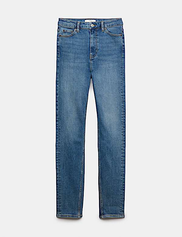 Ivy Mid Rise Skinny Ankle Grazer Jeans - FR