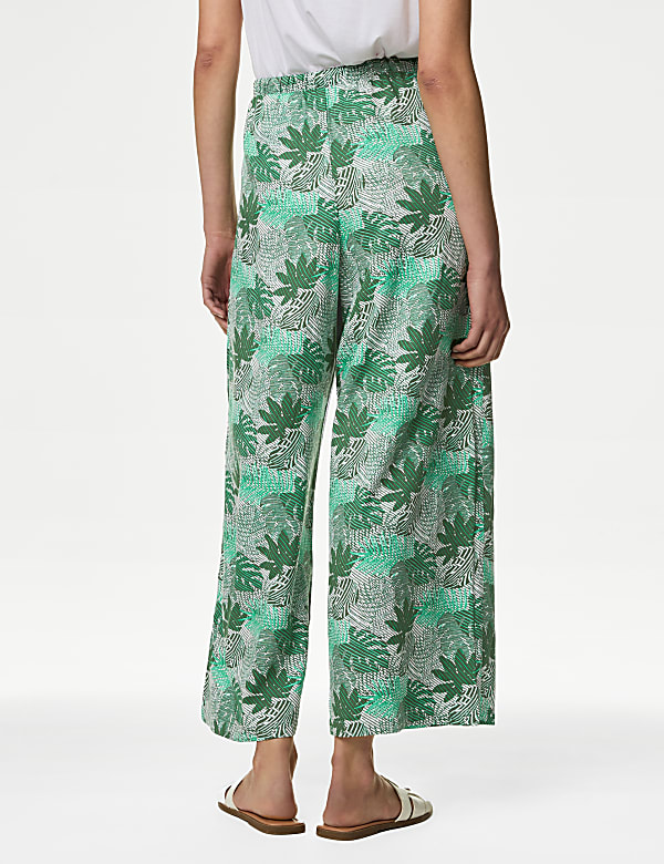 Pantal&oacute;n pesquero de pata ancha estampado - US